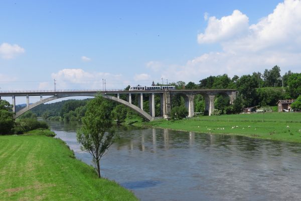 Guntershausen - Bahnbr&uuml;cke &uuml;ber die Fulda - © RoRadln - Kurt Schmidt