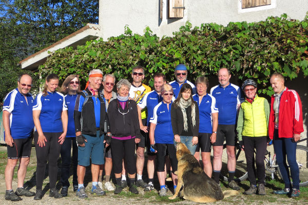 RoRadler-Gruppe 2014 in Follina Al Col - © RoRadln - Kurt Schmidt