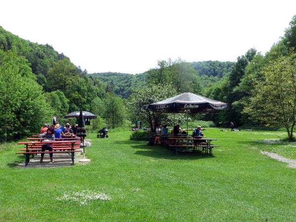 Biergarten Sachsenm&uuml;hle an der Wiesent - © RoRadln - Kurt Schmidt