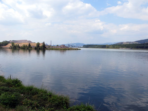 Traunm&uuml;ndung bei Linz in die Donau - © RoRadln - Kurt Schmidt
