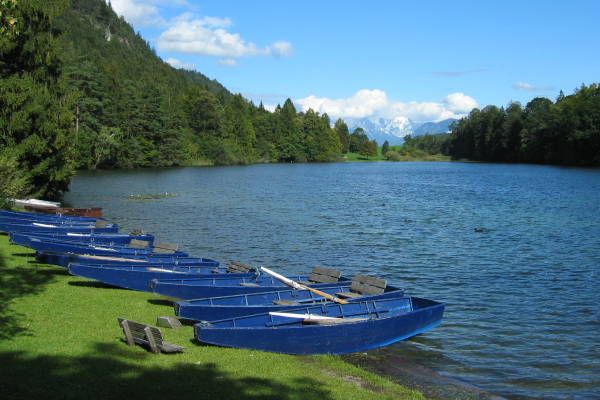Reintaler See - Kaisergebirge im Hintergrund - © RoRadln - Kurt Schmidt