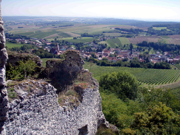 Weinviertel: Burg Falkenstein - Aussicht - © RoRadln - Rainer Miltenberger