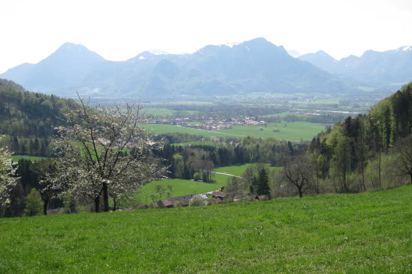 Blick ins Inntal vom Samerberg bei Anker - © RoRadln - Kurt Schmidt
