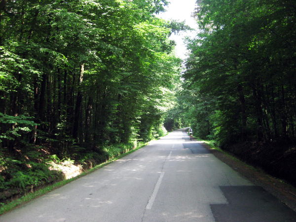 Kroatien - Sch&ouml;ner Weg zur&uuml;ck zur Grenze - © RoRadln - Kurt Schmidt