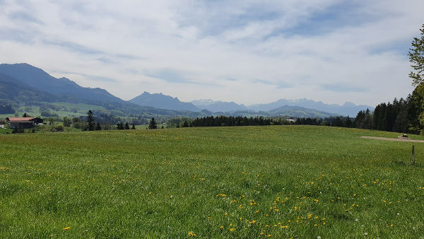 Bergblick bei Niesberg - © RoRadln - Kurt Schmidt