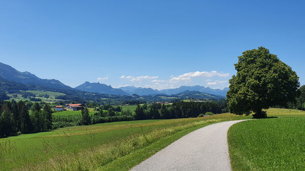 Bergblick bei Niesberg - © RoRadln - Kurt Schmidt