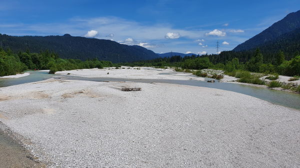 Isar bei Wallgau - © RoRadln - Kurt Schmidt