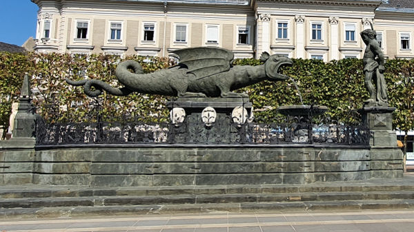 Klagenfurt - Lindwurmbrunnen - © RoRadln - Kurt Schmidt