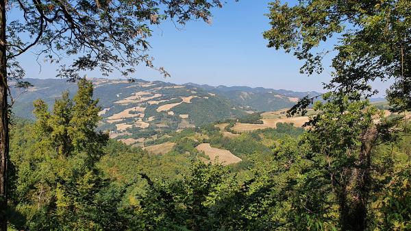 Ausblick am Passo Beccugiano (Toskana) - © RoRadln - Kurt Schmidt