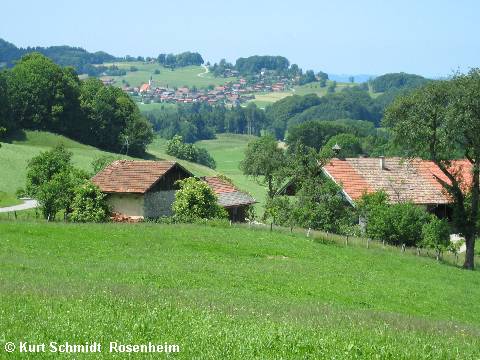 Samerberg mit Blick auf T&ouml;rwang - © RoRadln - Kurt Schmidt