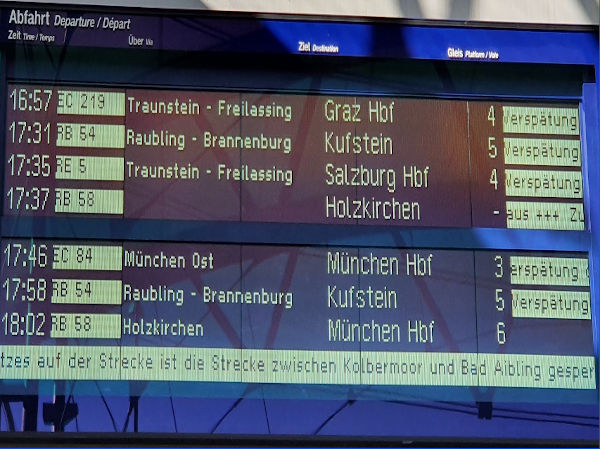 Bahnchaos Deutschland 2022 - © RoRadln - Kurt Schmidt