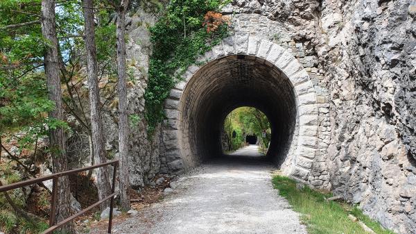Radweg Giordano Cottur im Val Rosandra - © RoRadln - Kurt Schmidt
