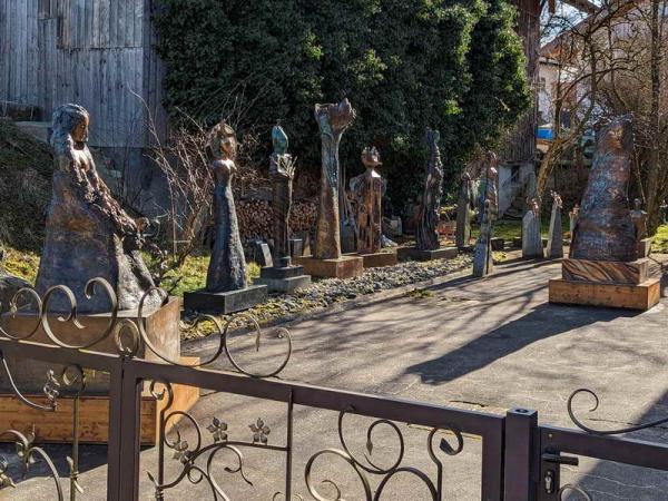 Skulpturengarten von Antje Tesche-Mentzen in Hafendorf - © RoRadln - Reinhard Rolle