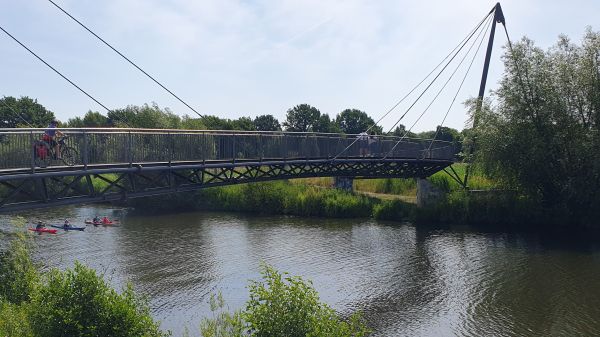 Meppen - Ostroleka-Br&uuml;cke &uuml;ber die Ems - © RoRadln - Kurt Schmidt