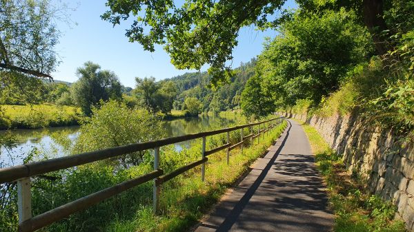 Fuldaradweg bei Speele - © RoRadln - Kurt Schmidt