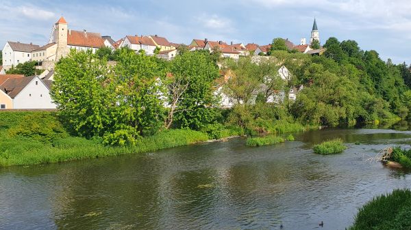 Nabburg - Blick &uuml;ber die Naab zur Altstadt - © RoRadln - Kurt Schmidt
