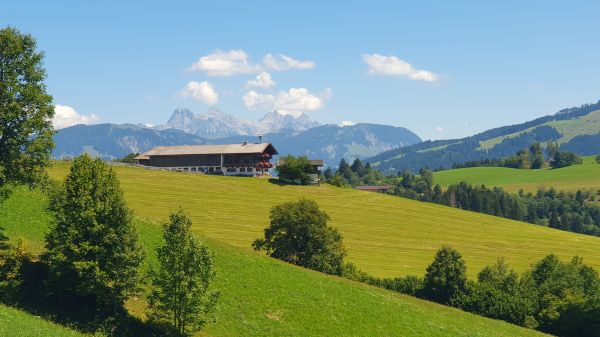 Blick auf die Loferer Steinberge bei Astberg (Kitzb&uuml;hel) - © RoRadln - Kurt Schmidt