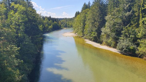 Isar bei Geretsried - © RoRadln - Kurt Schmidt