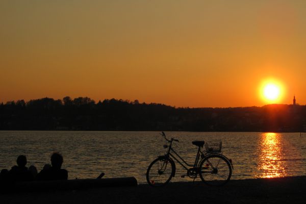 Sonnenuntergang am Starnberger See - © RoRadln - Kurt Schmidt