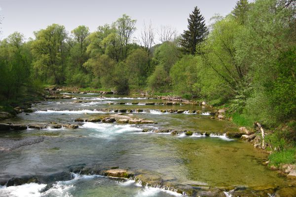 Mangfallknie bei Grub - © RoRadln - Kurt Schmidt