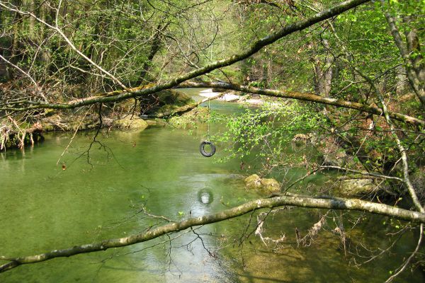 wildromantische Mangfall zwischen Niederaltenburg und Grubm&uuml;hle - © RoRadln - Kurt Schmidt