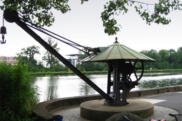 Schweinfurt - alter Kran - © RoRadln - Kurt Schmidt