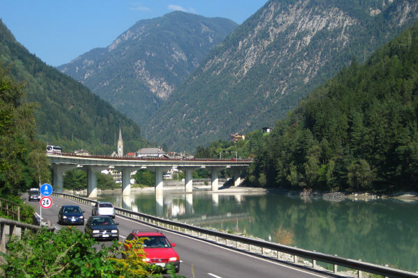 Eisacktal-Radweg - Blick auf Franzensfeste - © RoRadln - Kurt Schmidt