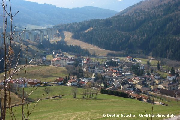 Eisacktal-Radweg - Blick auf Gossensass - © RoRadln - Dieter Stache