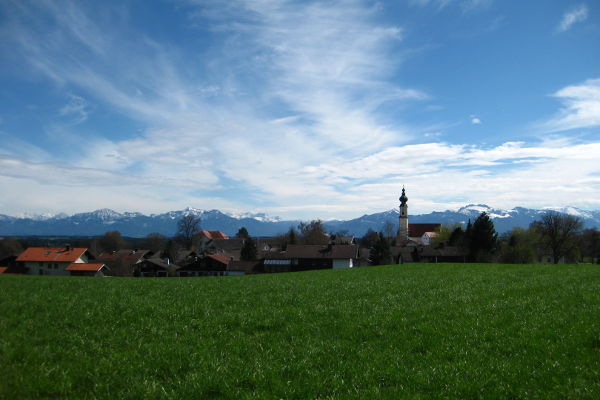 H&ouml;slwang mit Alpenkette - © RoRadln - Kurt Schmidt