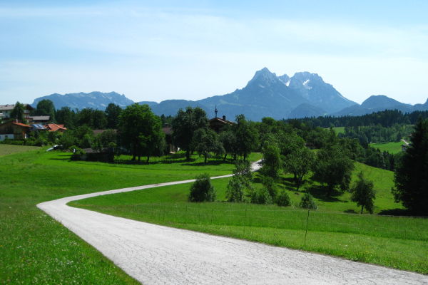 Blick von Angerberg auf den Wilden Kaiser - © RoRadln - Kurt Schmidt