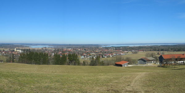 Chiemseeblick oberhalb von Bernau - © RoRadln - Kurt Schmidt