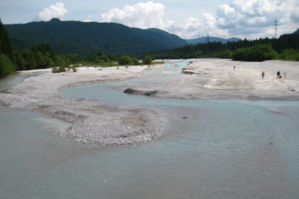 Wildes Isartal zwischen Wallgau und Vorderri&szlig; - © RoRadln - Kurt Schmidt