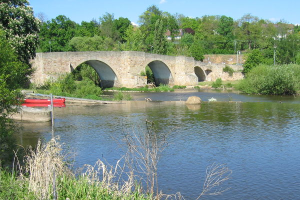Bartenwetzerbr&uuml;cke &uuml;ber die Fulda in Melsungen - © RoRadln - Kurt Schmidt