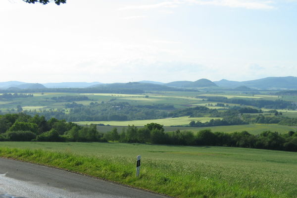 Typische Landschaft in Nordhessen - © RoRadln - Kurt Schmidt