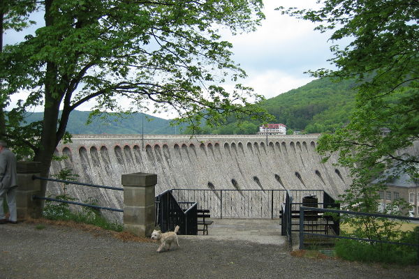 Edersee Staumauer - © RoRadln - Kurt Schmidt