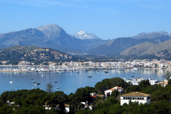 Bucht von Pollenca mit Puig Major im Hintergrund - © RoRadln - Kurt Schmidt