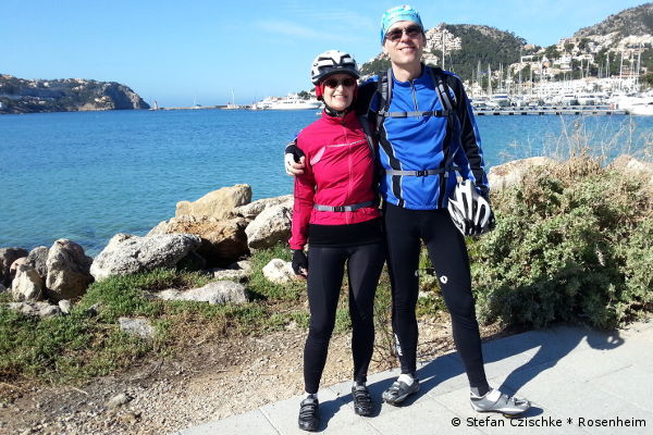 Monika und Stefan am Port d' Andratx - © RoRadln - Stefan Czischke