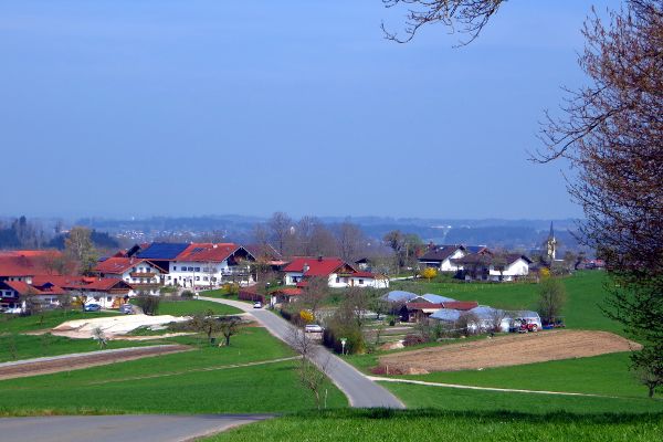 Blick auf Tinning - © RoRadln - Kurt Schmidt