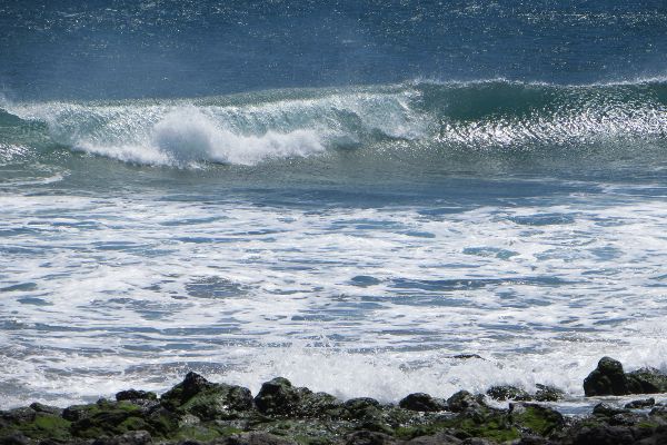 vom Wind aufgepeitschtes Meer - © RoRadln - Kurt Schmidt
