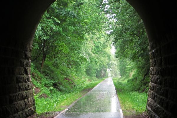 Edertalbahn-Radweg Richtung Korbach - © RoRadln - Kurt Schmidt