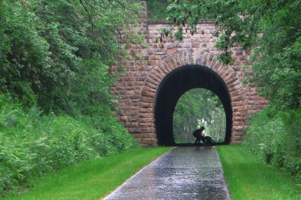Edertalbahn-Radweg Richtung Korbach - © RoRadln - Kurt Schmidt