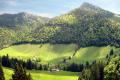 Blick ins Trockenbachtal mit Schwarzriesh&uuml;tte, dahinter Spitzstein