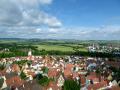 N&ouml;rdlingen vom Daniel mit Kraterrand am Horizont