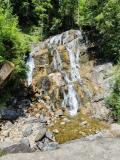 Wasserfall am Radweg: Einsiedl - Wallgau - Krün