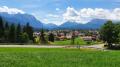 Wallgau mit Karwendel und Wettersteingebirge