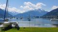 Zell am See mit Blick auf die Hohen Tauern