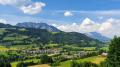 Blick ins Ennstal vom Panoramahotel Stocker