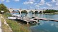 Peschiera - Eisenbahnbr&uuml;cke &uuml;ber den Mincio