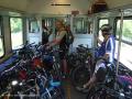 überfülltes Radabteil im Zug nach Traunstein - © RoRadln - Steffen Storandt