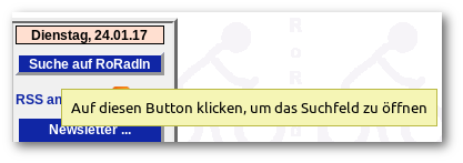 Neuer Aufruf f&uuml;r die Suche auf RoRadln